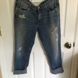 McGuire Women's Blue Distressed Jeans